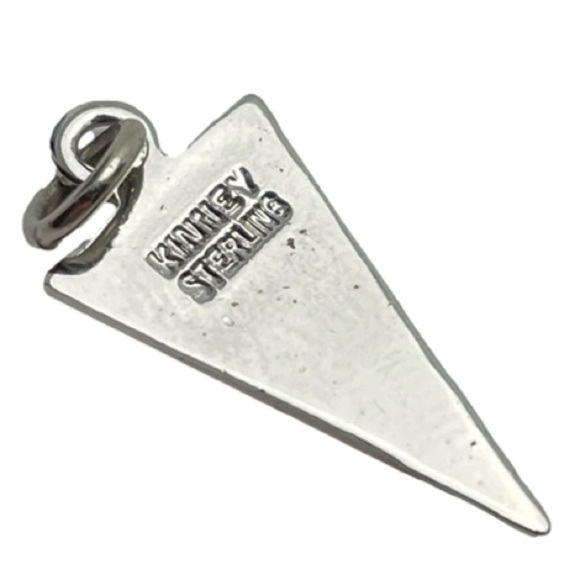 STERLING Silver Travel Places Charm Pendant Signed - Picture 7 of 7